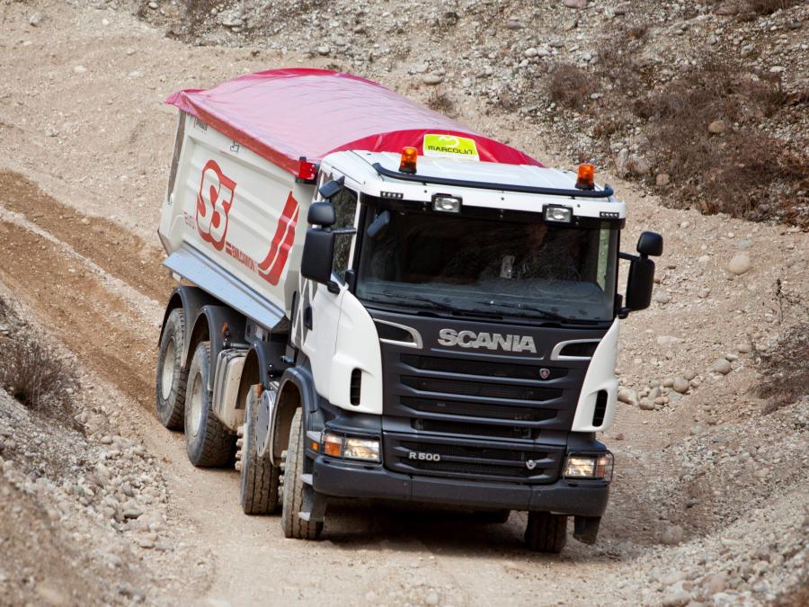  Scania R500 8x4 Tipper 2009 года  (фото 2 из 3)